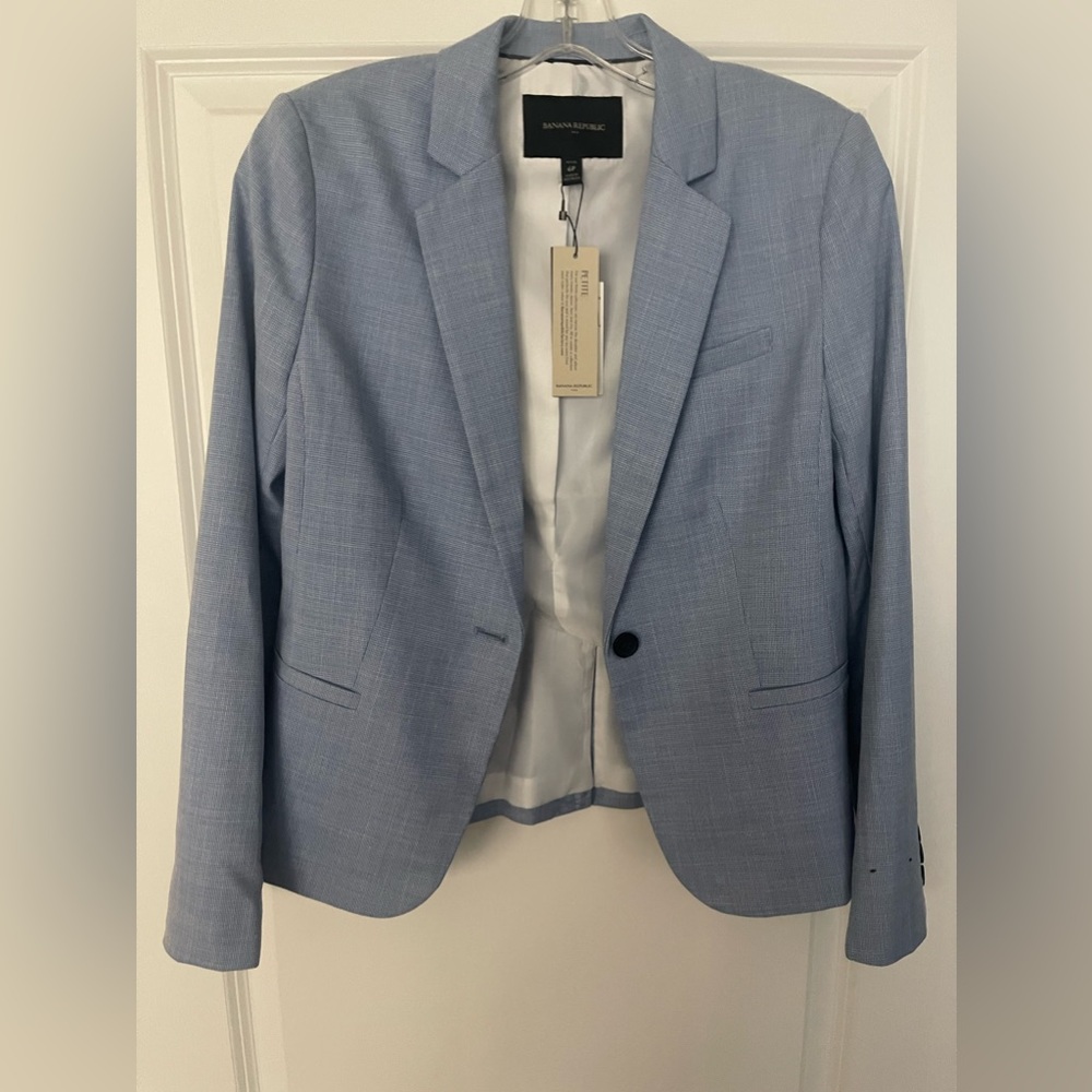 Light blue banana republic blazer